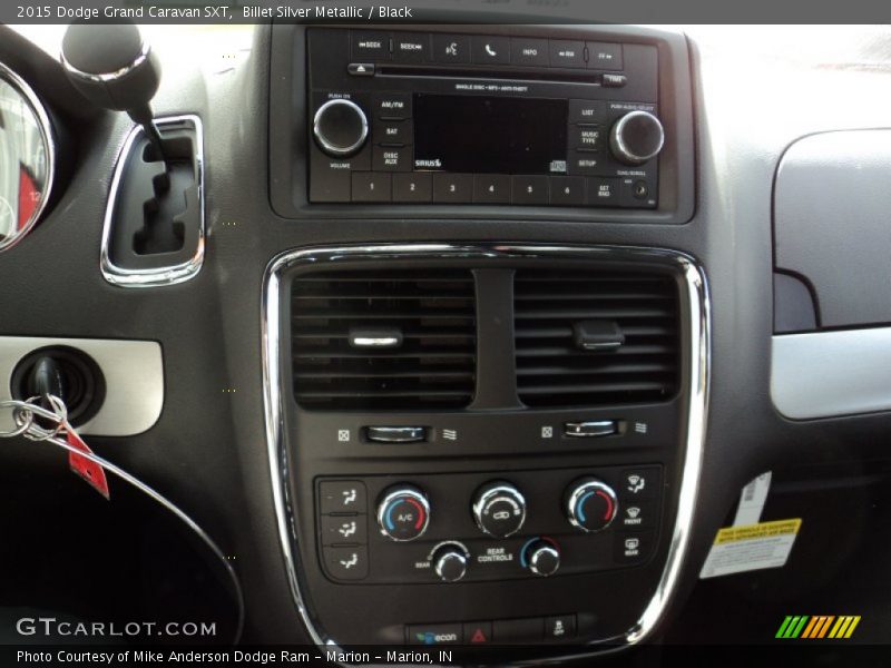 Controls of 2015 Grand Caravan SXT