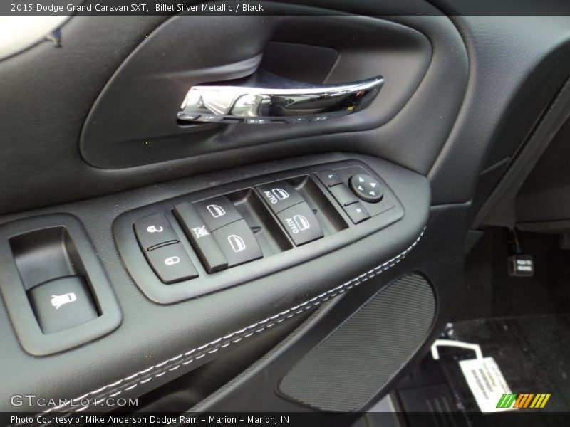 Billet Silver Metallic / Black 2015 Dodge Grand Caravan SXT