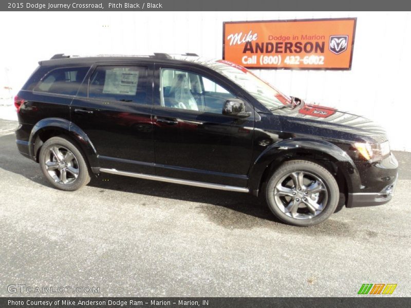 Pitch Black / Black 2015 Dodge Journey Crossroad