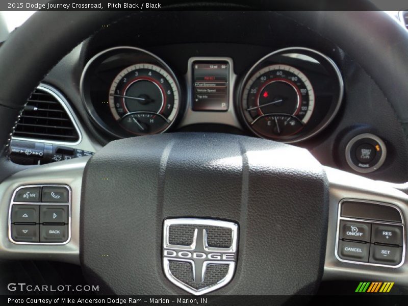 Pitch Black / Black 2015 Dodge Journey Crossroad