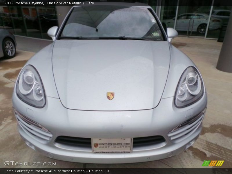Classic Silver Metallic / Black 2012 Porsche Cayenne
