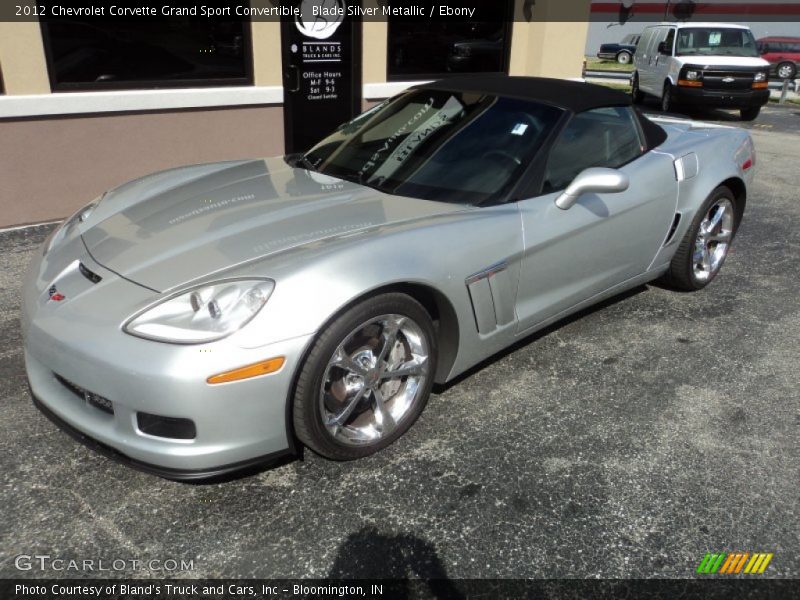 Blade Silver Metallic / Ebony 2012 Chevrolet Corvette Grand Sport Convertible