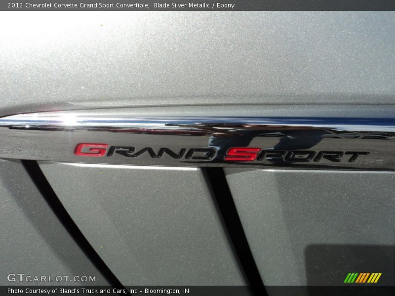 Blade Silver Metallic / Ebony 2012 Chevrolet Corvette Grand Sport Convertible