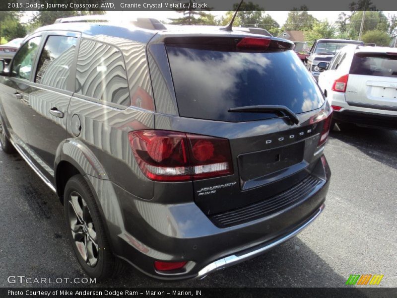 Granite Crystal Metallic / Black 2015 Dodge Journey Crossroad AWD