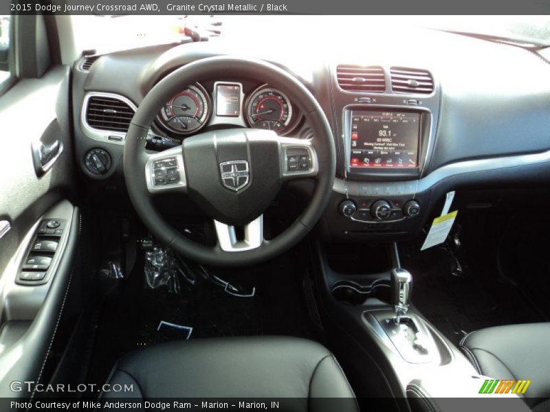 Granite Crystal Metallic / Black 2015 Dodge Journey Crossroad AWD