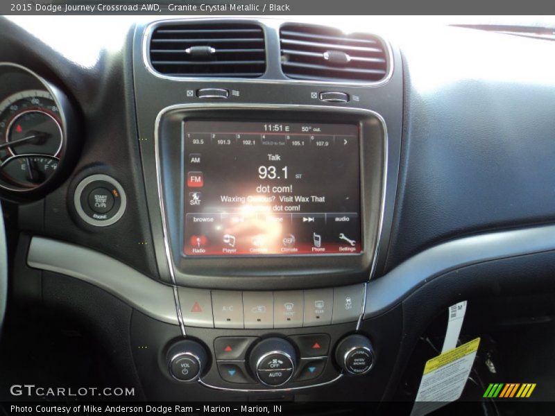 Granite Crystal Metallic / Black 2015 Dodge Journey Crossroad AWD