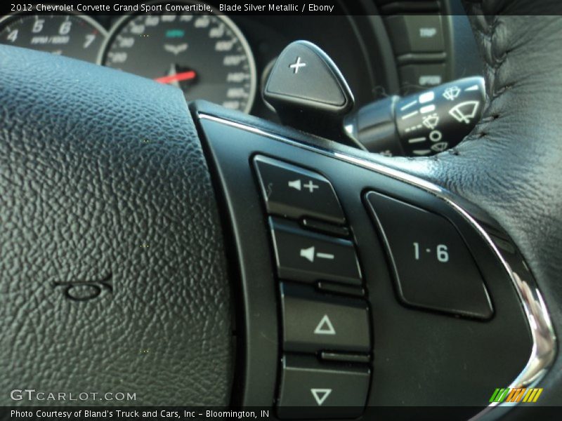 Blade Silver Metallic / Ebony 2012 Chevrolet Corvette Grand Sport Convertible