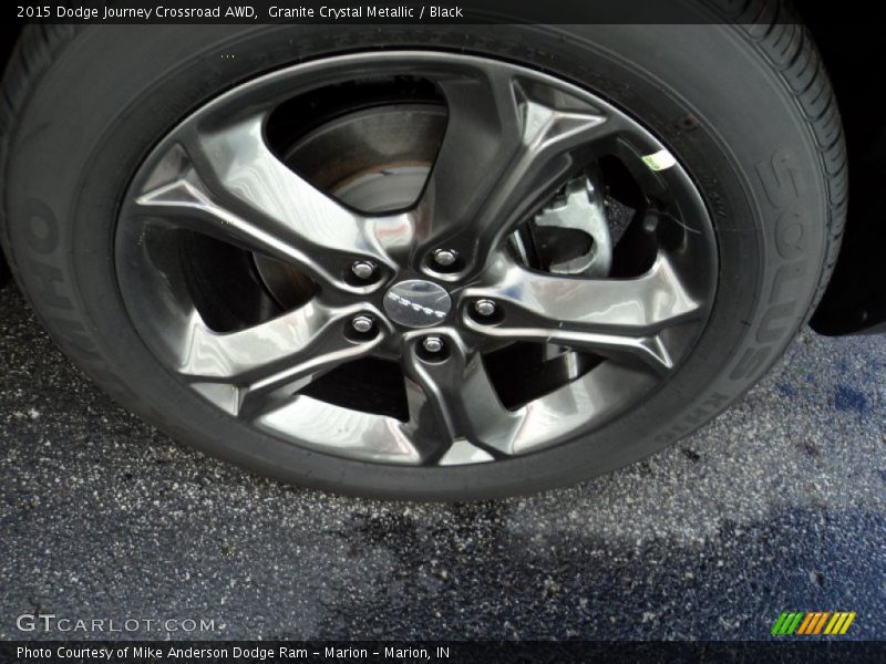 Granite Crystal Metallic / Black 2015 Dodge Journey Crossroad AWD