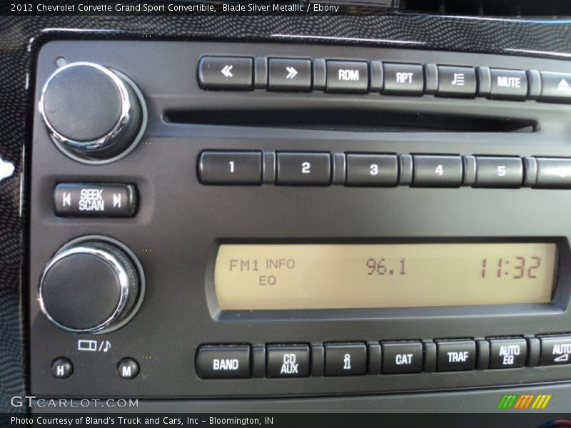Blade Silver Metallic / Ebony 2012 Chevrolet Corvette Grand Sport Convertible