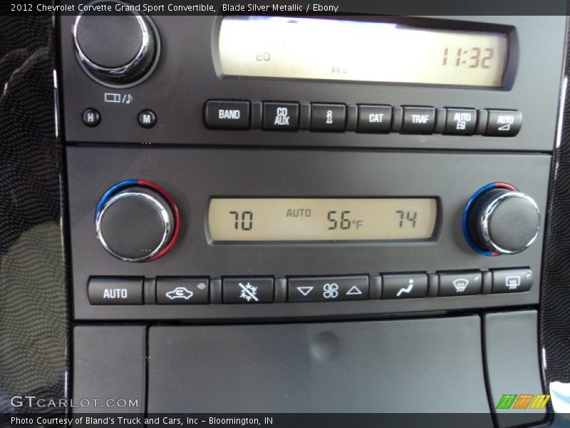 Blade Silver Metallic / Ebony 2012 Chevrolet Corvette Grand Sport Convertible
