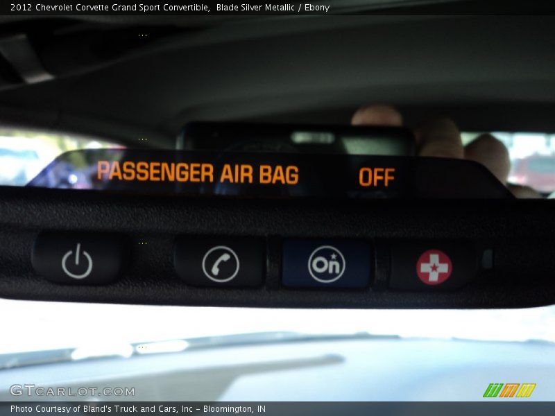 Blade Silver Metallic / Ebony 2012 Chevrolet Corvette Grand Sport Convertible