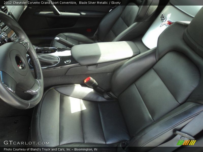 Blade Silver Metallic / Ebony 2012 Chevrolet Corvette Grand Sport Convertible