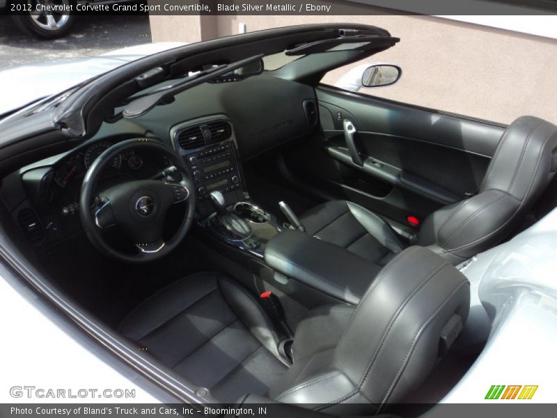 Blade Silver Metallic / Ebony 2012 Chevrolet Corvette Grand Sport Convertible