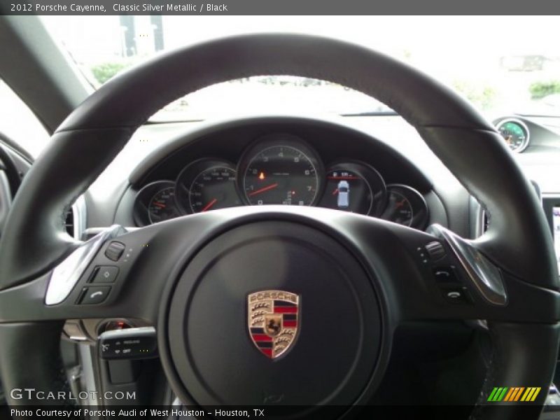 Classic Silver Metallic / Black 2012 Porsche Cayenne