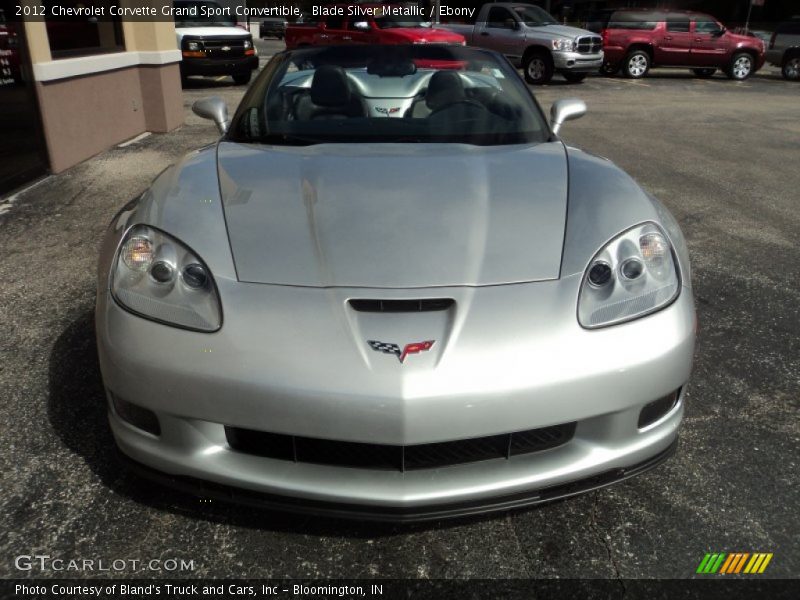 Blade Silver Metallic / Ebony 2012 Chevrolet Corvette Grand Sport Convertible