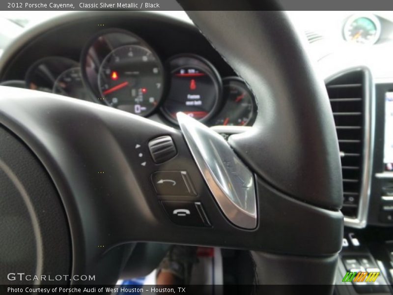 Classic Silver Metallic / Black 2012 Porsche Cayenne