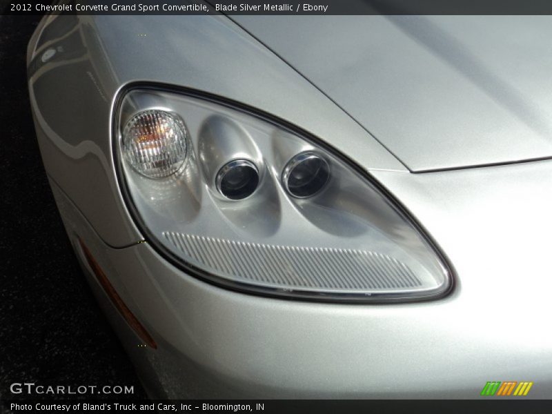 Blade Silver Metallic / Ebony 2012 Chevrolet Corvette Grand Sport Convertible
