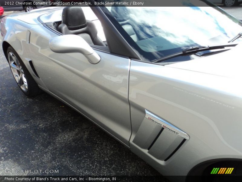Blade Silver Metallic / Ebony 2012 Chevrolet Corvette Grand Sport Convertible