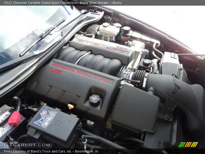 Blade Silver Metallic / Ebony 2012 Chevrolet Corvette Grand Sport Convertible