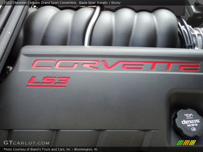 Blade Silver Metallic / Ebony 2012 Chevrolet Corvette Grand Sport Convertible