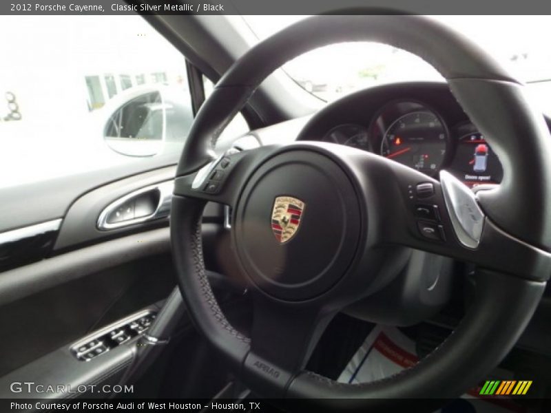 Classic Silver Metallic / Black 2012 Porsche Cayenne