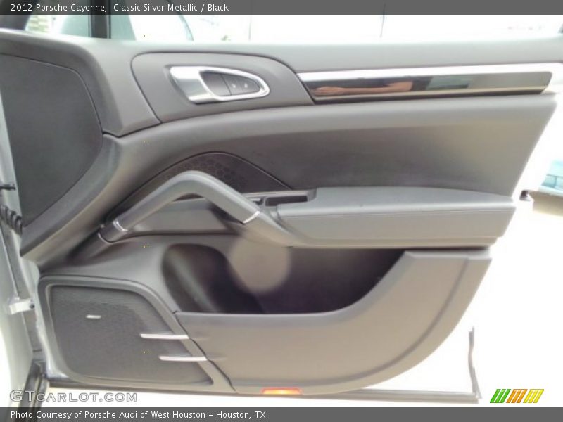 Classic Silver Metallic / Black 2012 Porsche Cayenne