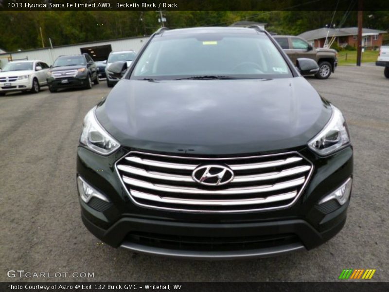 Becketts Black / Black 2013 Hyundai Santa Fe Limited AWD