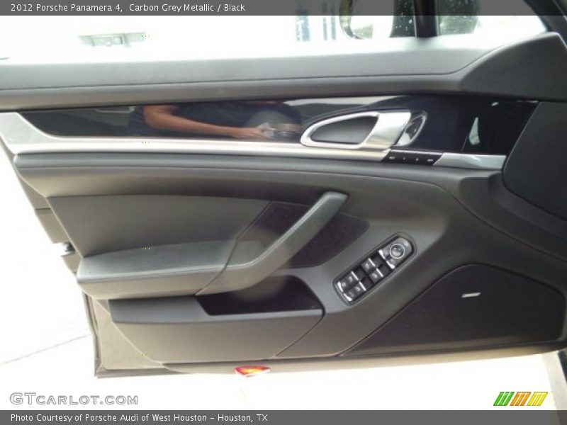 Carbon Grey Metallic / Black 2012 Porsche Panamera 4