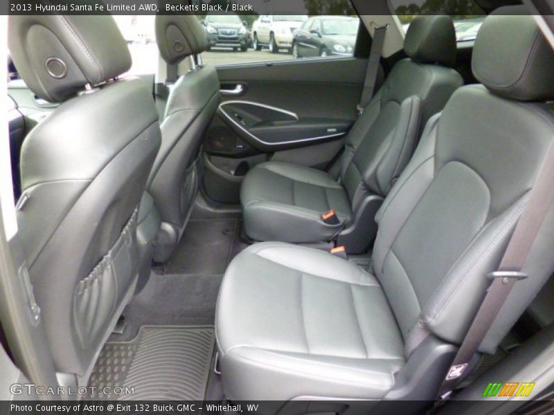 Becketts Black / Black 2013 Hyundai Santa Fe Limited AWD
