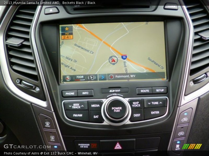 Becketts Black / Black 2013 Hyundai Santa Fe Limited AWD