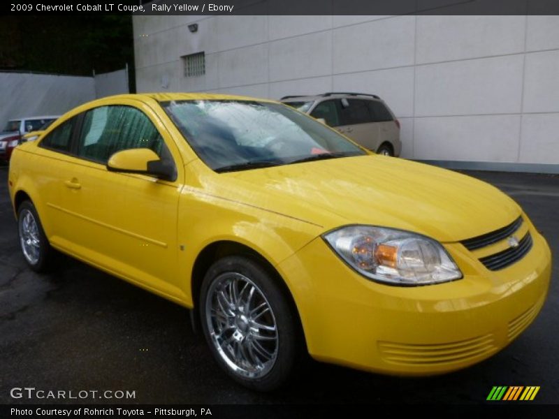 Rally Yellow / Ebony 2009 Chevrolet Cobalt LT Coupe