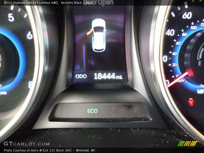 Becketts Black / Black 2013 Hyundai Santa Fe Limited AWD