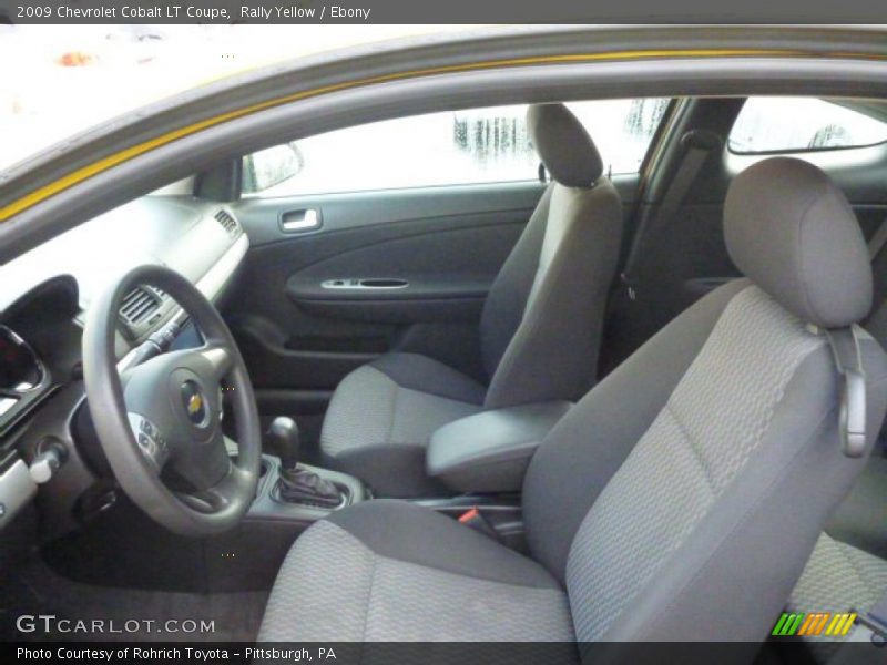 Rally Yellow / Ebony 2009 Chevrolet Cobalt LT Coupe