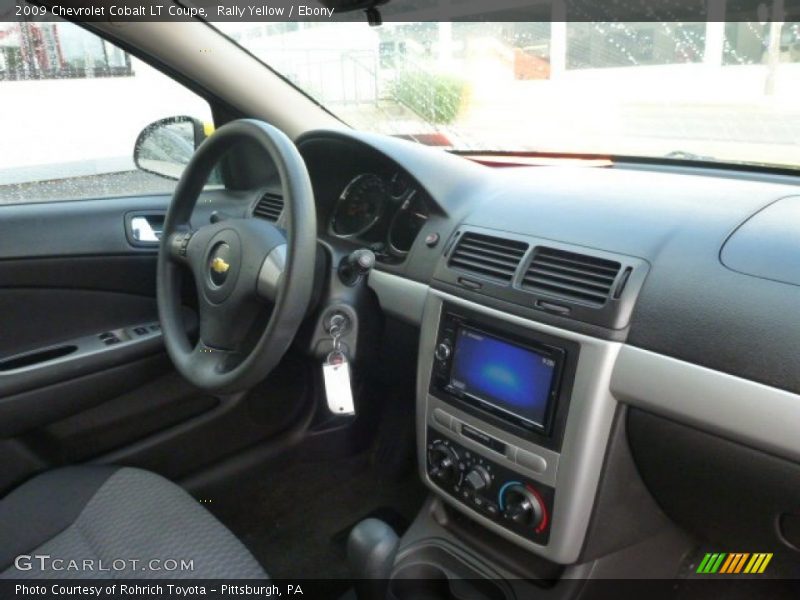 Rally Yellow / Ebony 2009 Chevrolet Cobalt LT Coupe