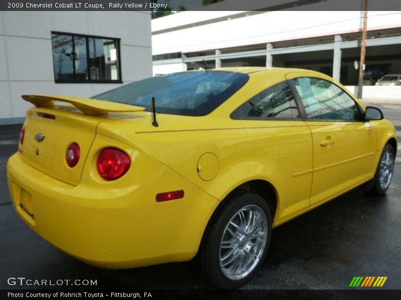 Rally Yellow / Ebony 2009 Chevrolet Cobalt LT Coupe