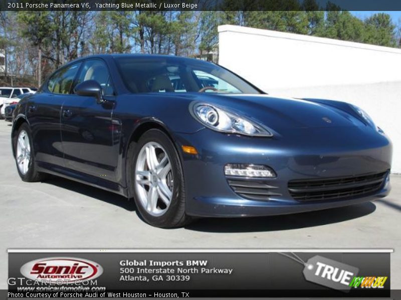 Yachting Blue Metallic / Luxor Beige 2011 Porsche Panamera V6
