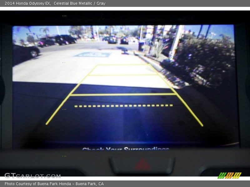 Celestial Blue Metallic / Gray 2014 Honda Odyssey EX