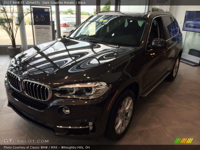 Dark Graphite Metallic / Black 2015 BMW X5 xDrive35i