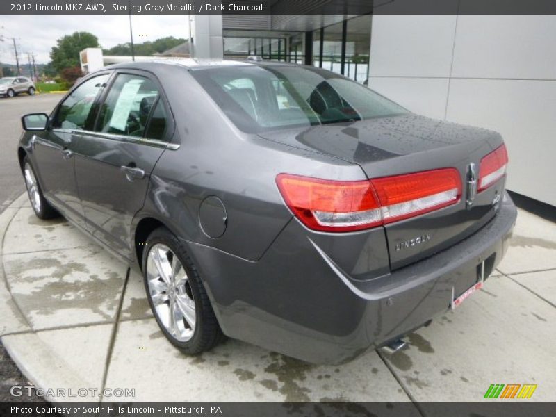 Sterling Gray Metallic / Dark Charcoal 2012 Lincoln MKZ AWD