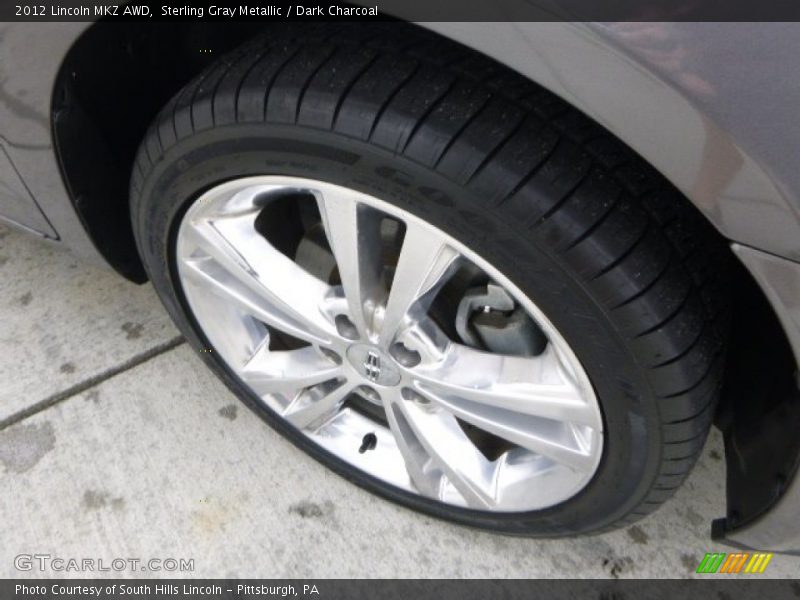 Sterling Gray Metallic / Dark Charcoal 2012 Lincoln MKZ AWD