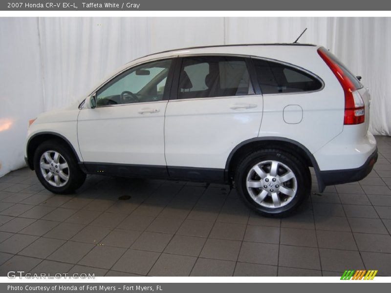 Taffeta White / Gray 2007 Honda CR-V EX-L