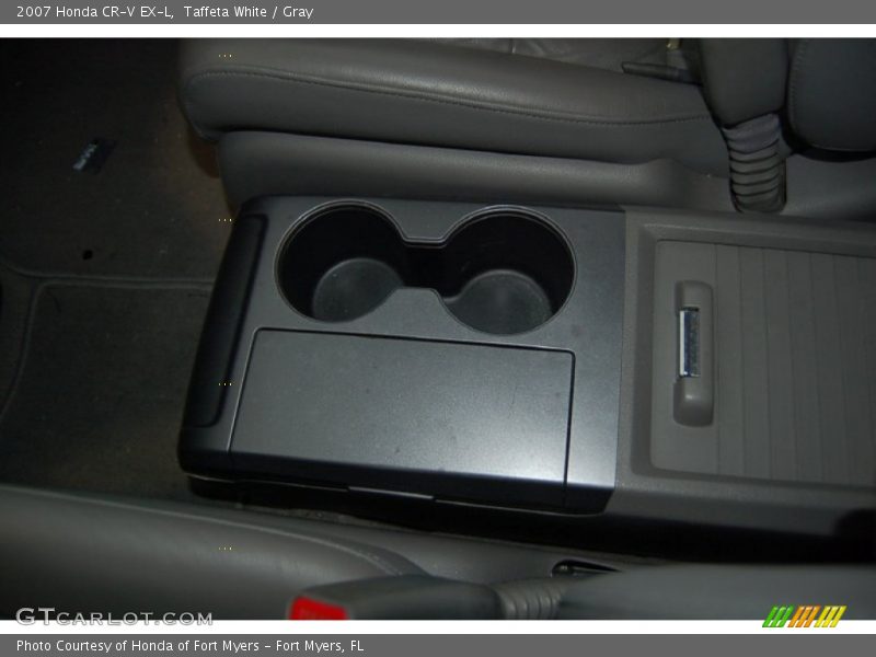 Taffeta White / Gray 2007 Honda CR-V EX-L