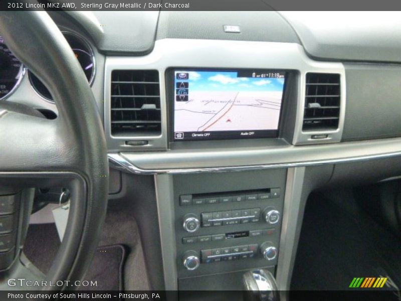 Sterling Gray Metallic / Dark Charcoal 2012 Lincoln MKZ AWD