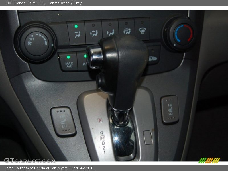 Taffeta White / Gray 2007 Honda CR-V EX-L