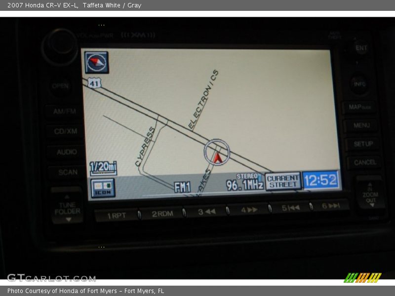 Taffeta White / Gray 2007 Honda CR-V EX-L
