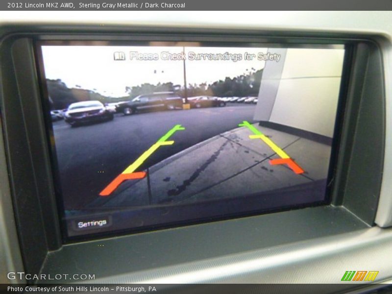 Sterling Gray Metallic / Dark Charcoal 2012 Lincoln MKZ AWD