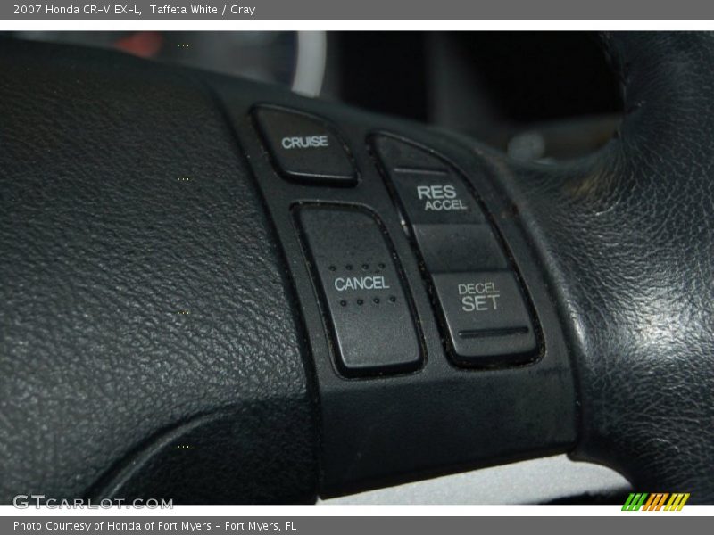 Taffeta White / Gray 2007 Honda CR-V EX-L