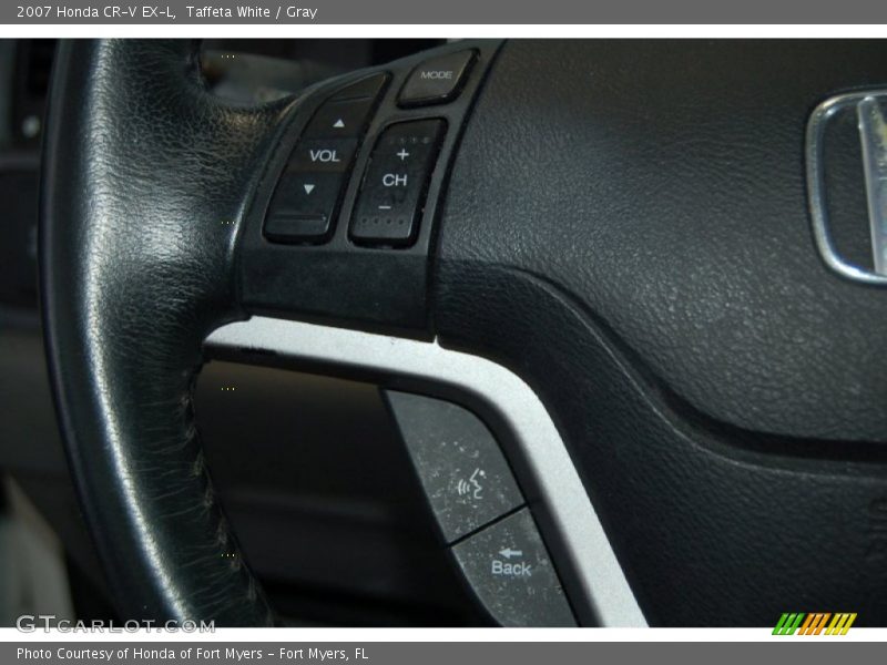 Taffeta White / Gray 2007 Honda CR-V EX-L