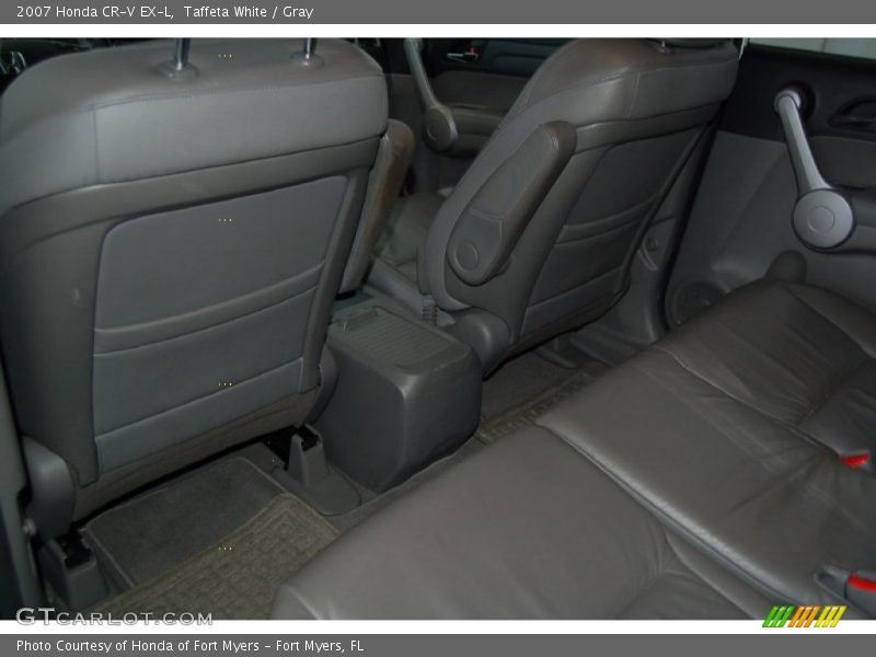 Taffeta White / Gray 2007 Honda CR-V EX-L