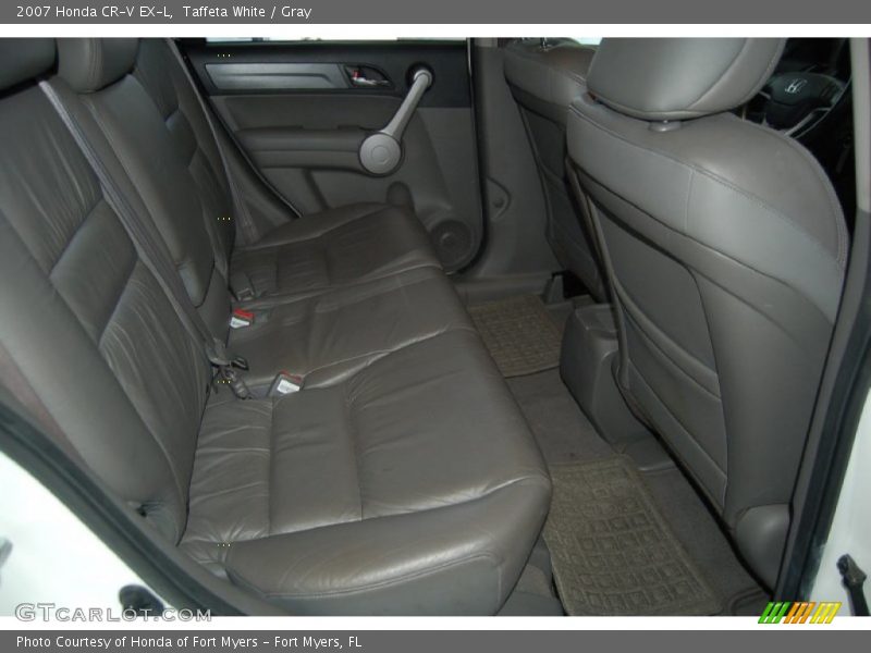 Taffeta White / Gray 2007 Honda CR-V EX-L